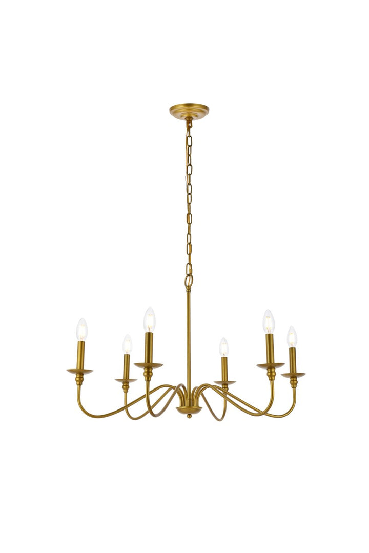 Elegant Lighting Six Light Chandelier