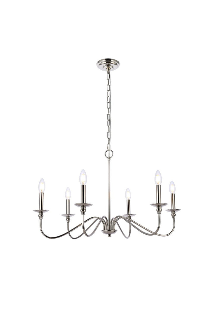 Elegant Lighting Six Light Chandelier