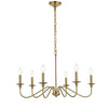 Elegant Lighting Six Light Chandelier