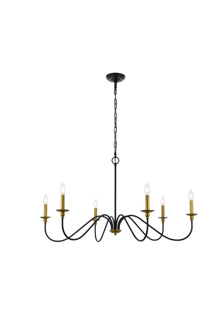 Elegant Lighting Six Light Chandelier