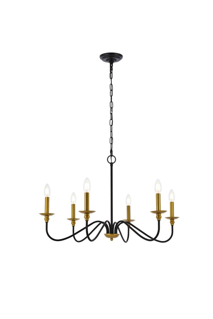 Elegant Lighting Six Light Chandelier