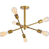 Elegant Lighting Six Light Flush Mount
