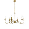 Elegant Lighting Six Lights Chandelier