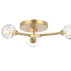 Elegant Lighting Three Light Flush Mount