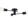 Elegant Lighting Three Light Flush Mount