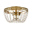 Elegant Lighting Three Light Flush Mount
