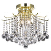 Elegant Lighting Three Light Flush Mount
