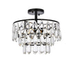 Elegant Lighting Three Light Flush Mount