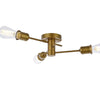 Elegant Lighting Three Light Flush Mount