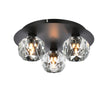 Elegant Lighting Three Light Flush Mount