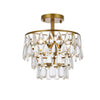 Elegant Lighting Three Light Flush Mount