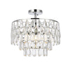 Elegant Lighting Three Light Flush Mount