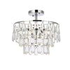 Elegant Lighting Three Light Flush Mount