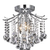 Elegant Lighting Three Light Flush Mount
