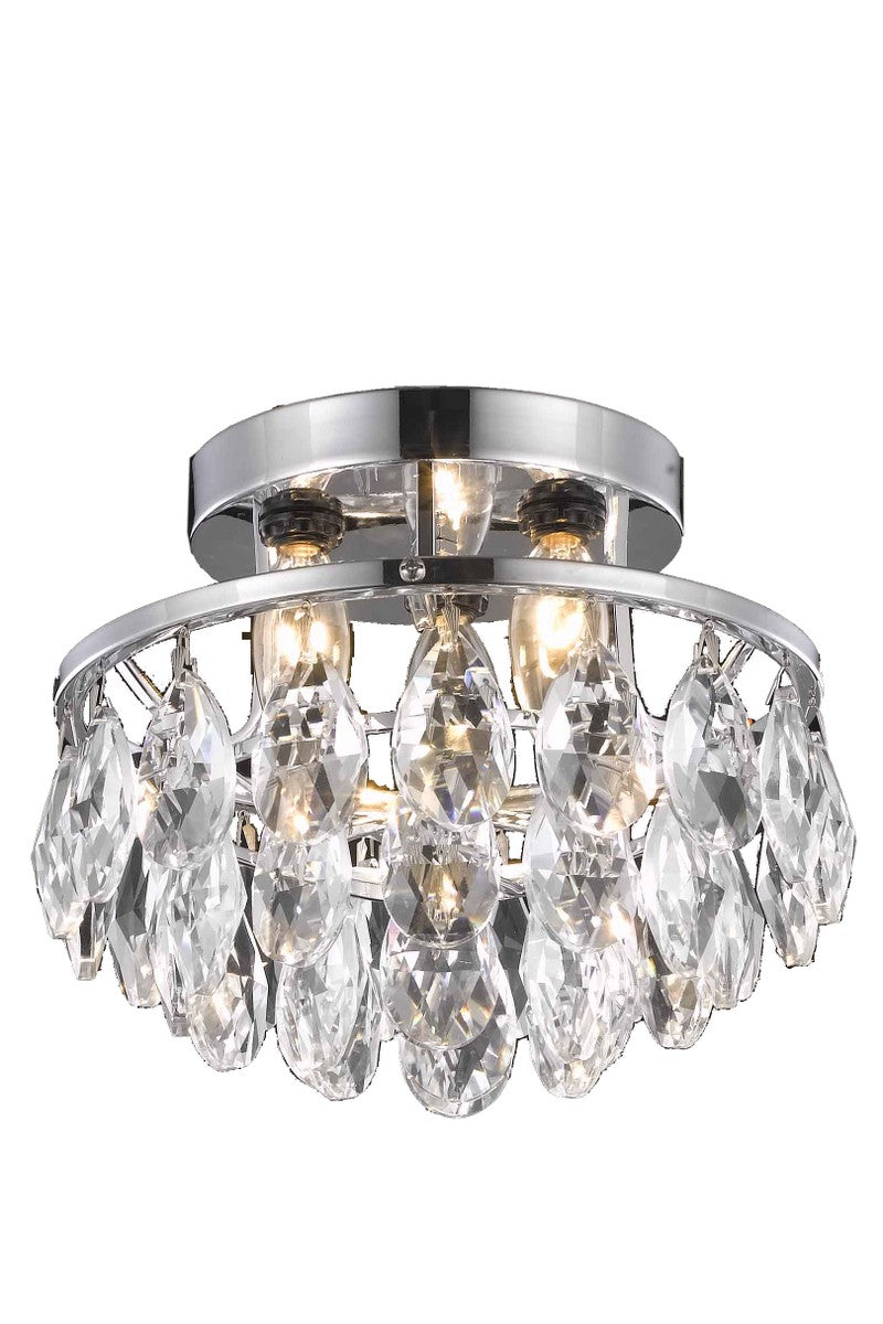 Elegant Lighting Three Light Flush Mount