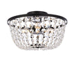 Elegant Lighting Three Light Flush Mount