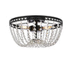 Elegant Lighting Three Light Flush Mount
