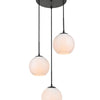 Elegant Lighting Three Light Pendant