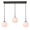 Elegant Lighting Three Light Pendant