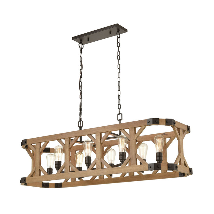 ELK Home Eight Light Linear Chandelier