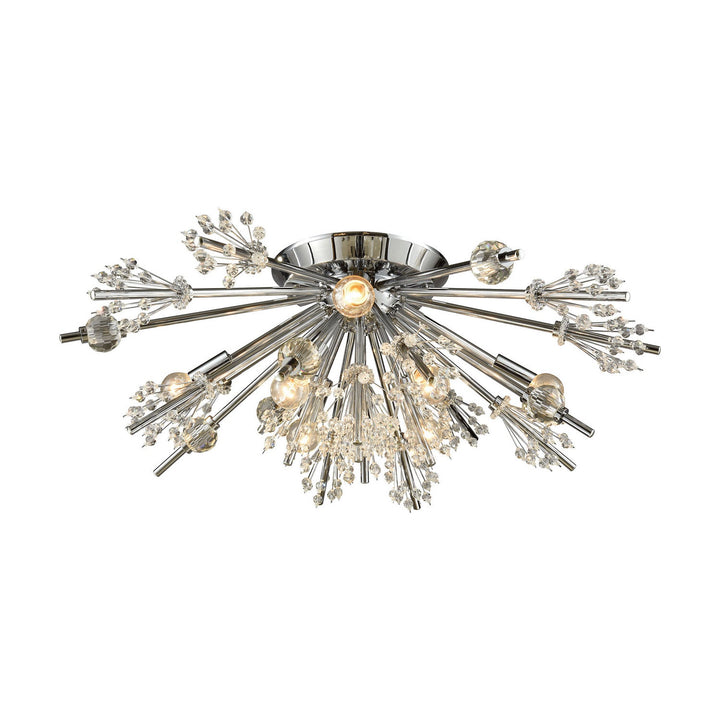 ELK Home Eight Light Semi Flush Mount