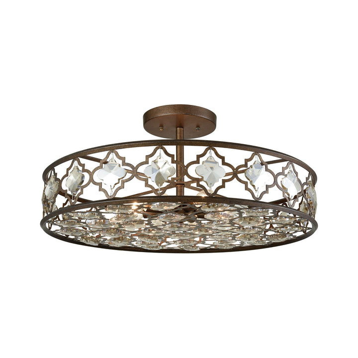 ELK Home Eight Light Semi Flush Mount