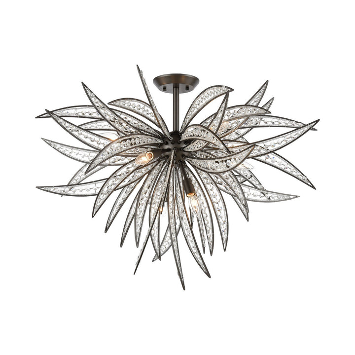 ELK Home Eight Light Semi Flush Mount