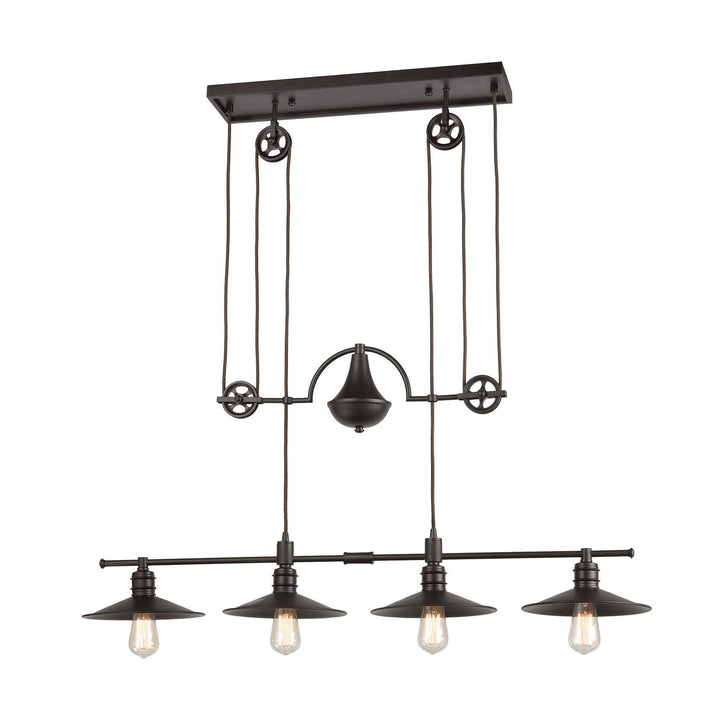 ELK Home Four Light Linear Chandelier