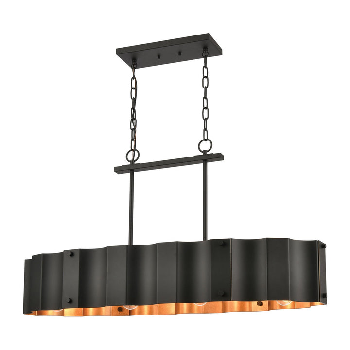 ELK Home Four Light Linear Chandelier