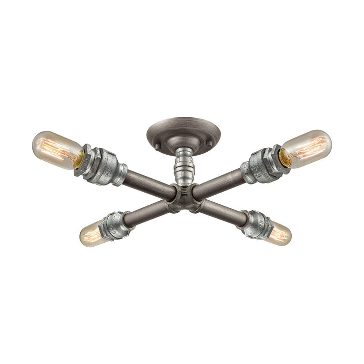 ELK Home Four Light Semi Flush Mount