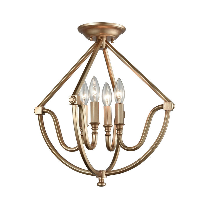 ELK Home Four Light Semi Flush Mount