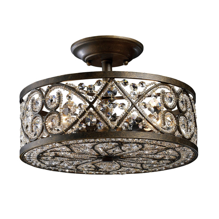 ELK Home Four Light Semi Flush Mount