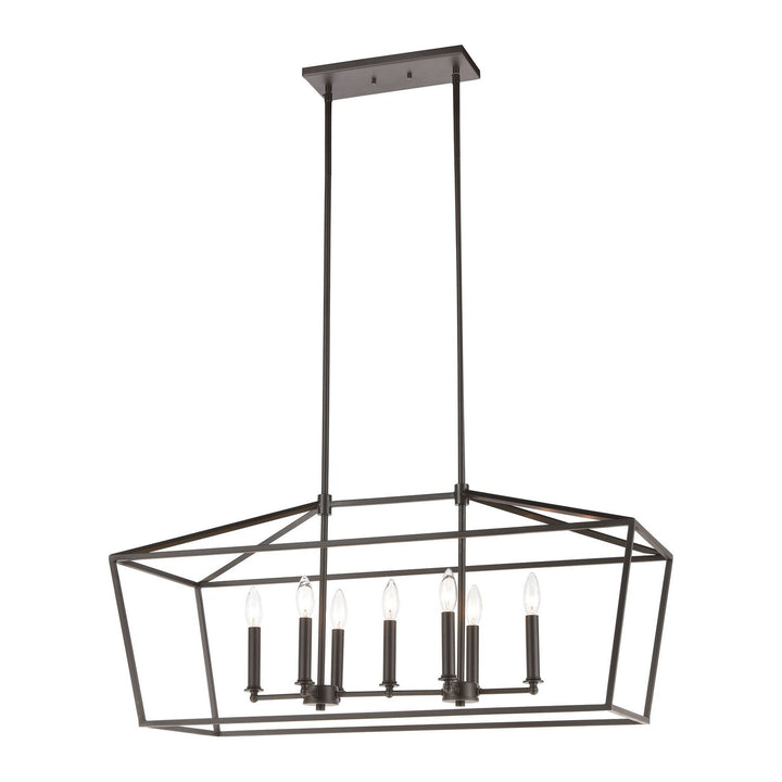 ELK Home Seven Light Linear Chandelier