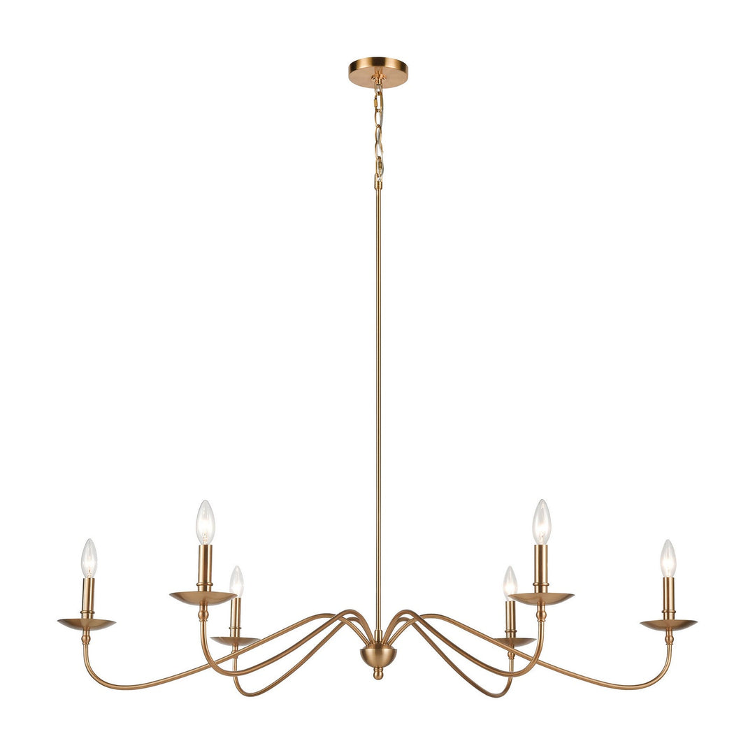 ELK Home Six Light Linear Chandelier