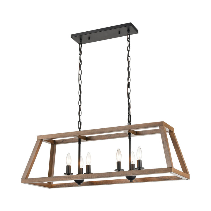 ELK Home Six Light Linear Chandelier