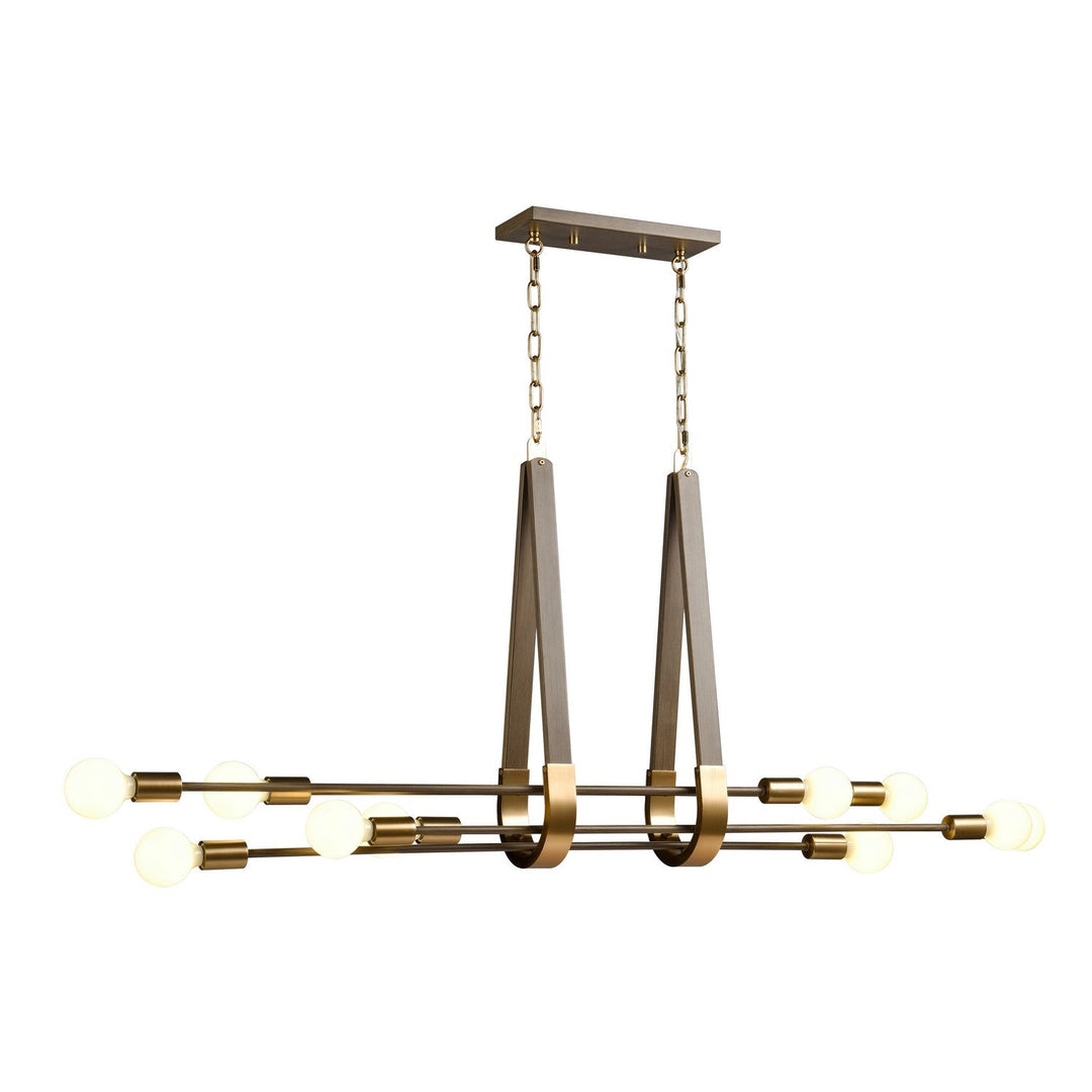 ELK Home Ten Light Linear Chandelier