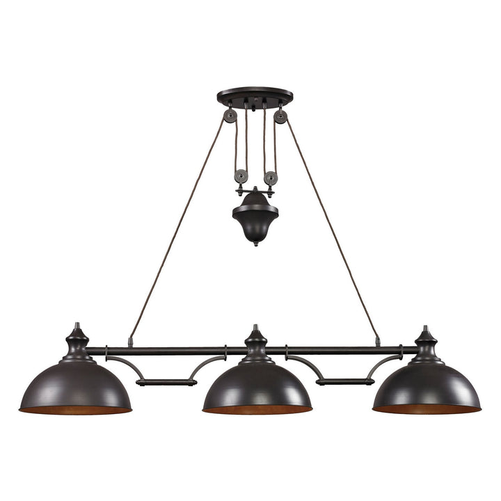 ELK Home Three Light Linear Chandelier