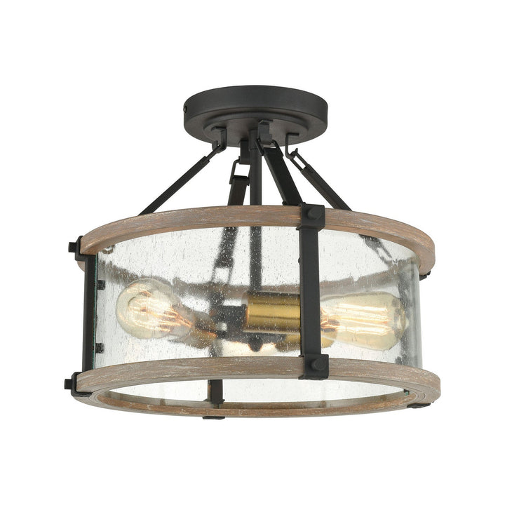 ELK Home Three Light Semi Flush Mount