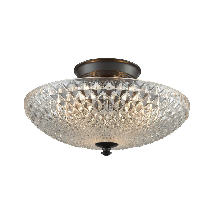 ELK Home Three Light Semi Flush Mount