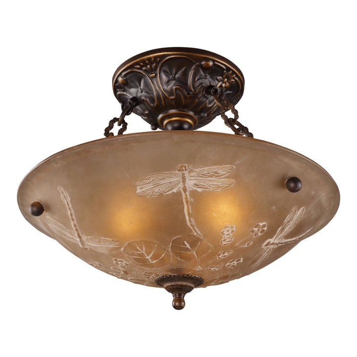 ELK Home Three Light Semi Flush Mount