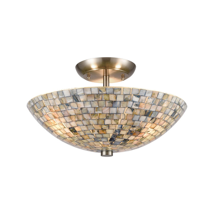 ELK Home Three Light Semi Flush Mount