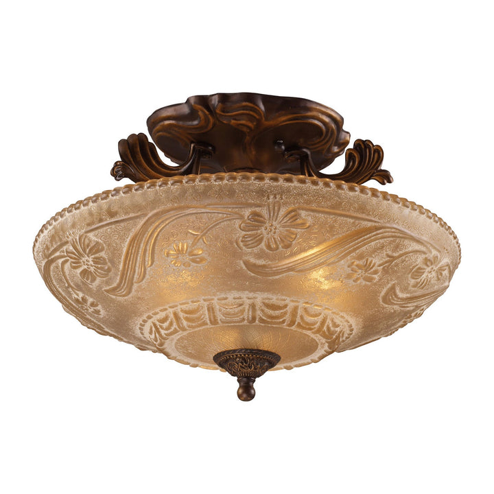 ELK Home Three Light Semi Flush Mount