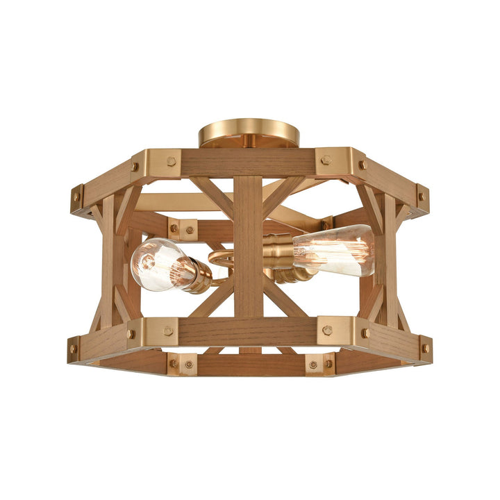 ELK Home Three Light Semi Flush Mount