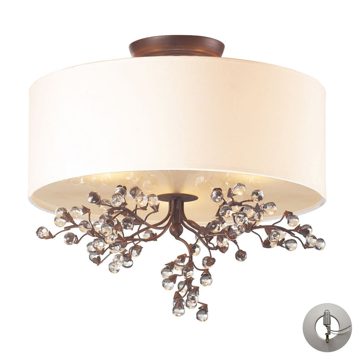 ELK Home Three Light Semi Flush Mount