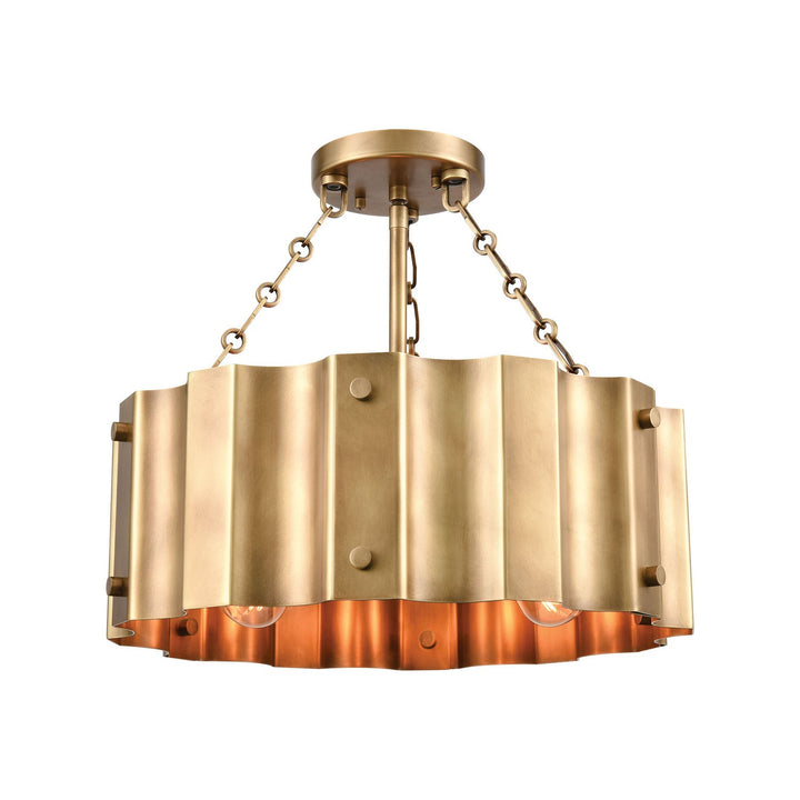 ELK Home Three Light Semi Flush Mount