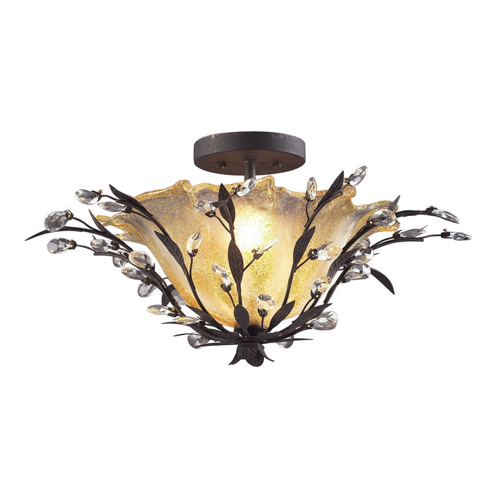 ELK Home Two Light Semi Flush Mount