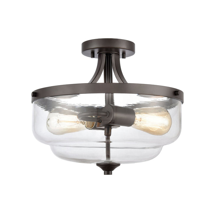 ELK Home Two Light Semi Flush Mount