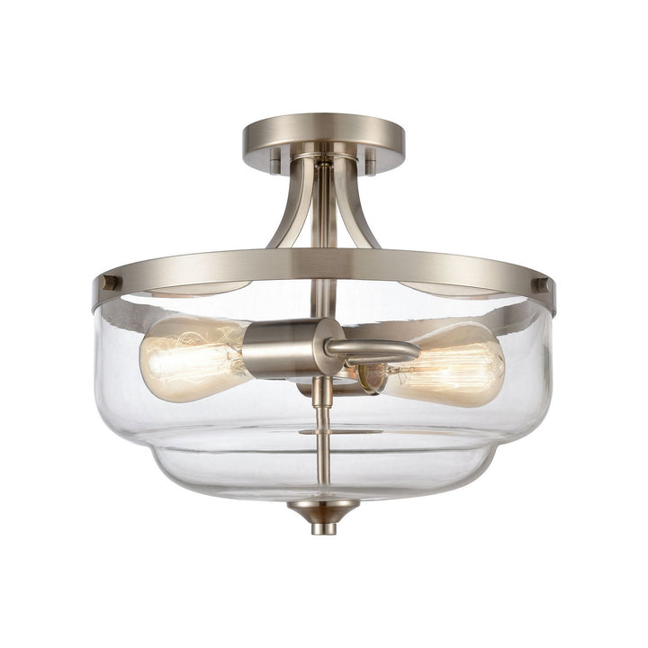 ELK Home Two Light Semi Flush Mount