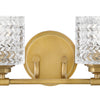 Elle LED Bath in Heritage Brass