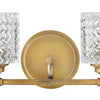 Elle LED Bath in Heritage Brass